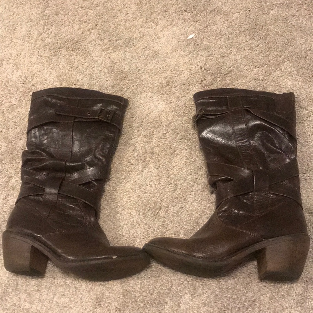 Brown boots